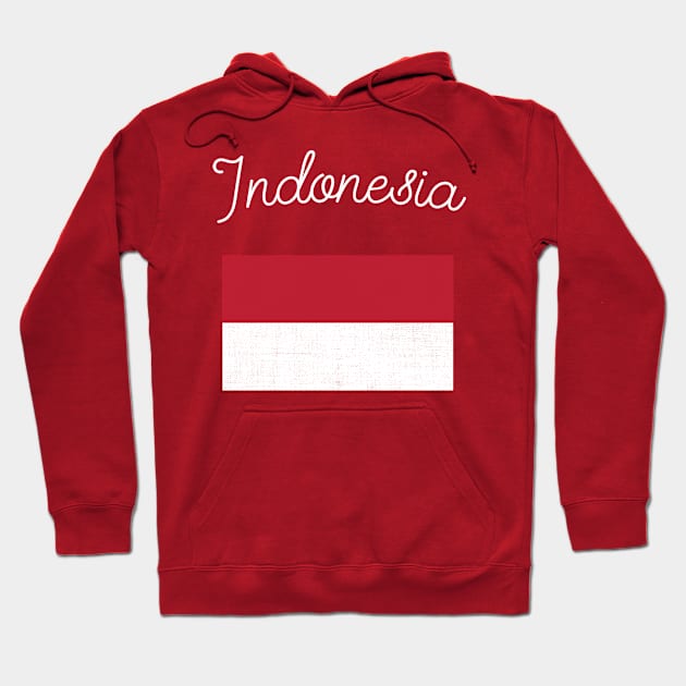 Indonesia Flag Hoodie by phenomad